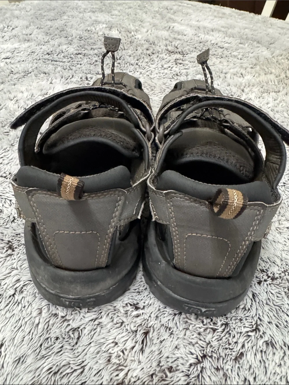 Teva Mens 9 Forebay Sport Sandals Outdoors Water Hiking Fishing Turkish Brown‎